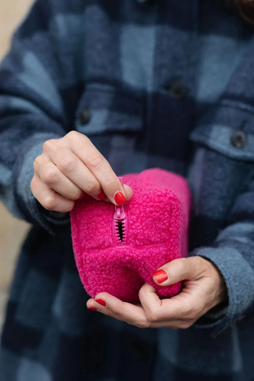 Lukkily - Wash Bag Teddy Pink