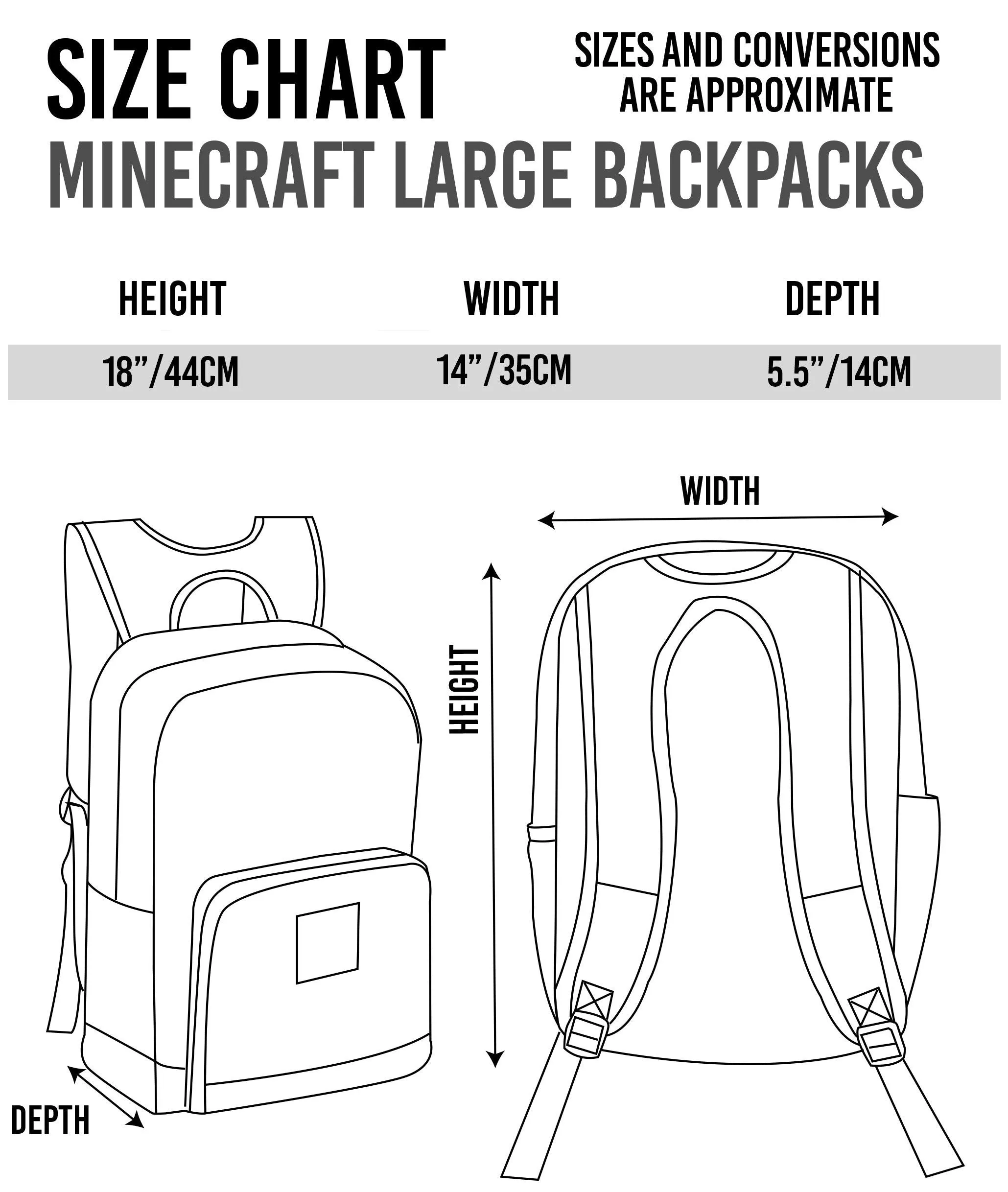 Minecraft Diamond Backpack