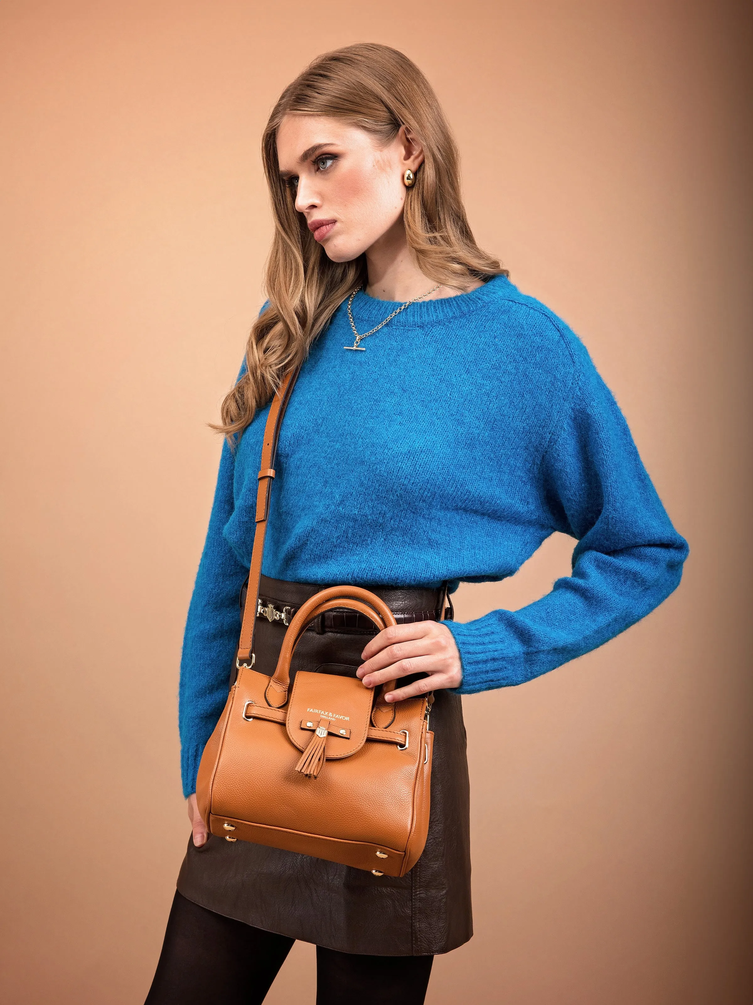 Mini Windsor Handbag - London Tan Leather