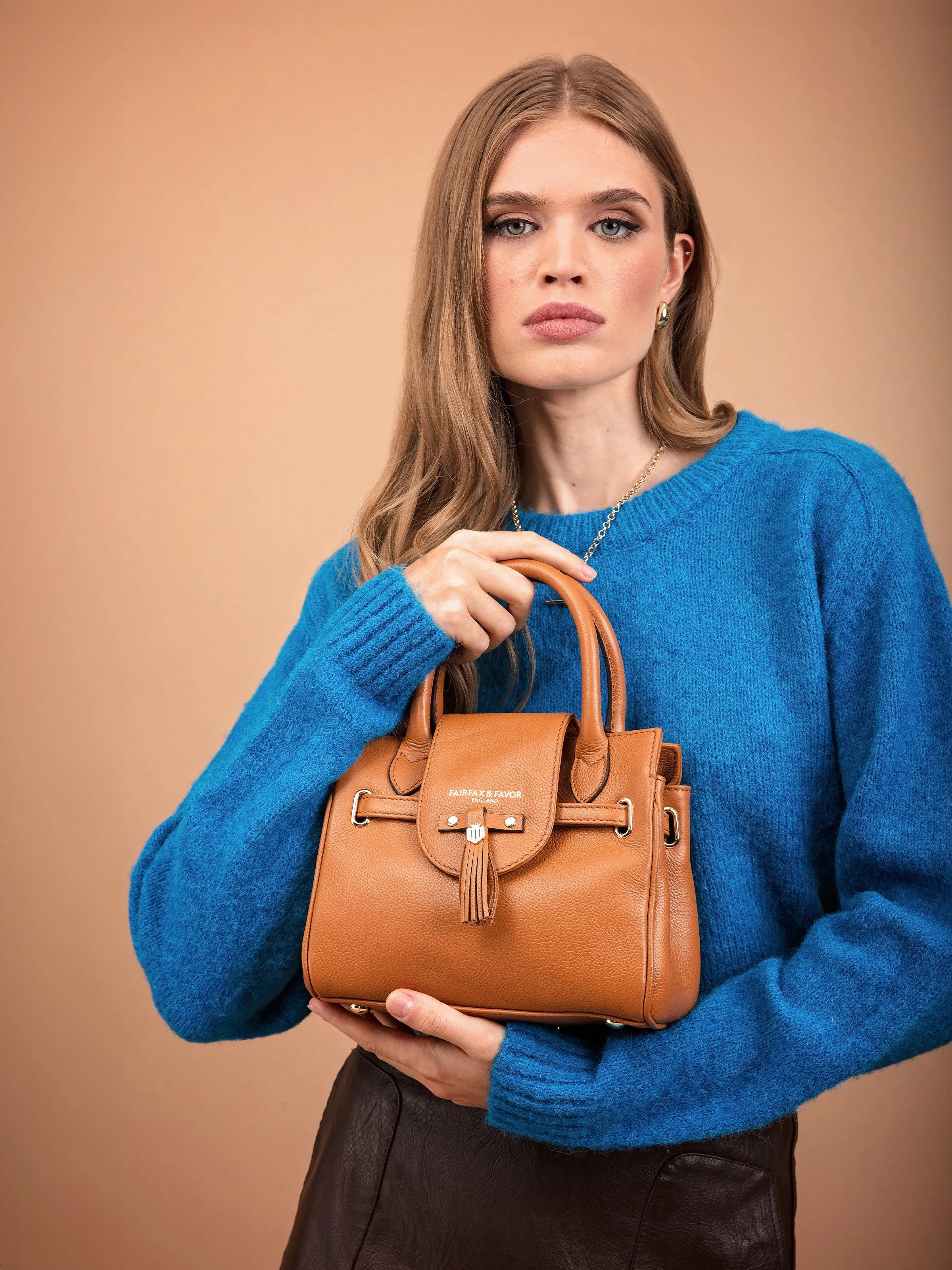 Mini Windsor Handbag - London Tan Leather