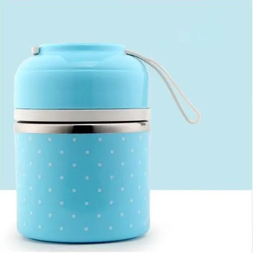 Multilayer Cute Thermal Lunch Box Stainless Steel Food Container