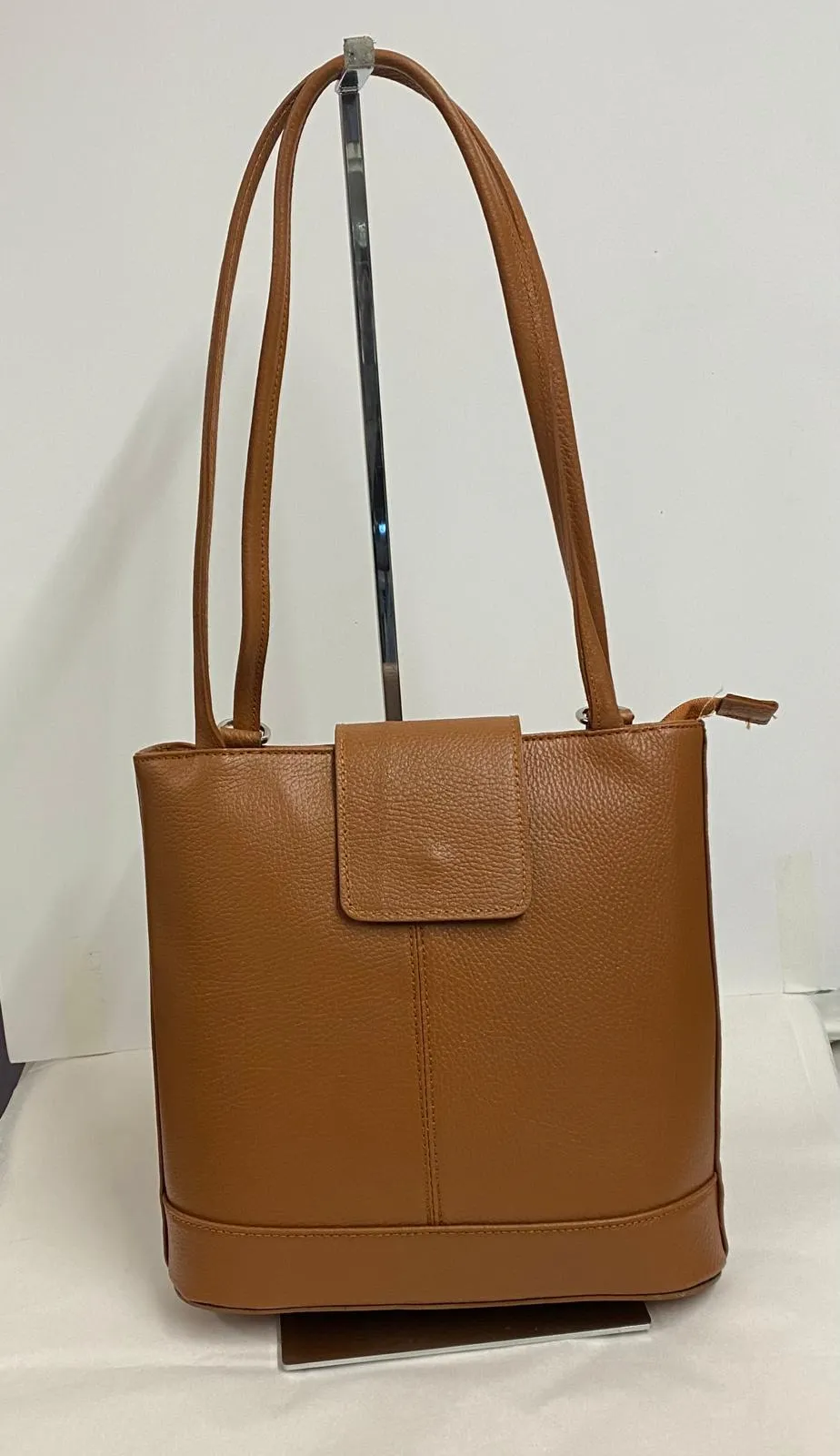 Multiway Leather Bag - Chestnut