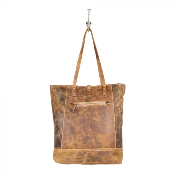 Myra Bag Large Leather Tote Bag