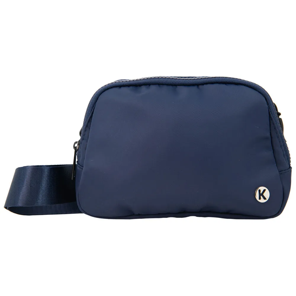 Navy Solid Wholesale Crossbody Fanny Pack