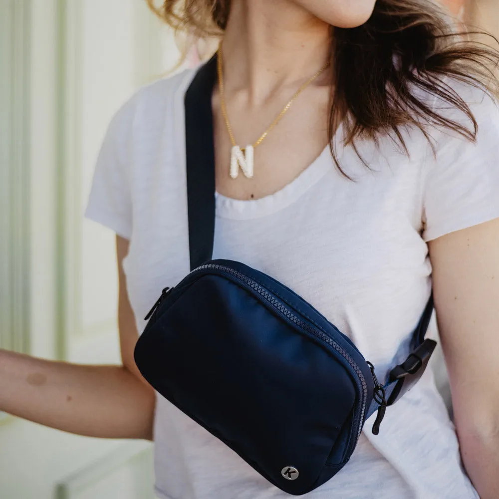 Navy Solid Wholesale Crossbody Fanny Pack