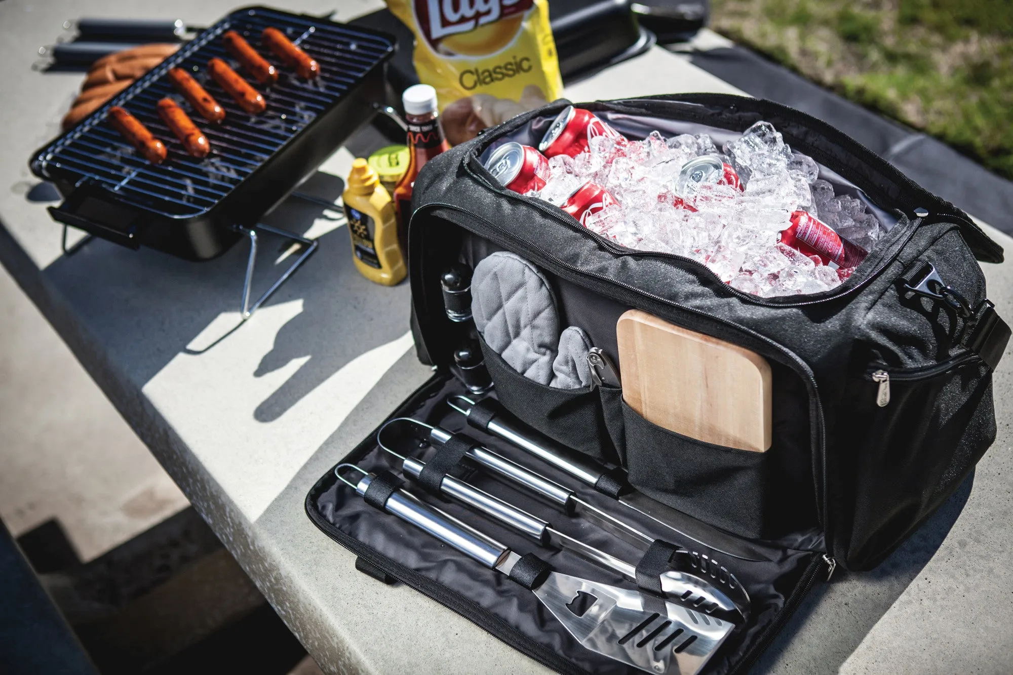 Nebraska Cornhuskers - BBQ Kit Grill Set & Cooler