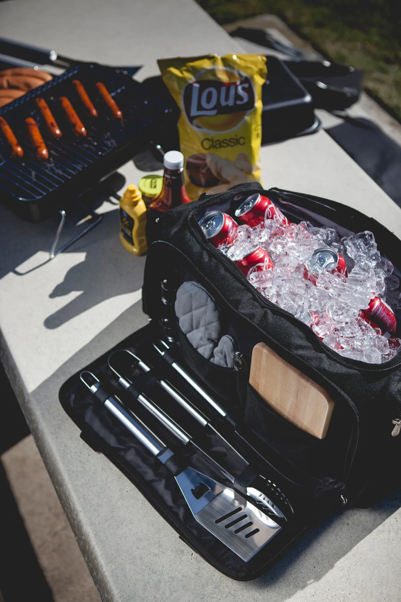 Nebraska Cornhuskers - BBQ Kit Grill Set & Cooler