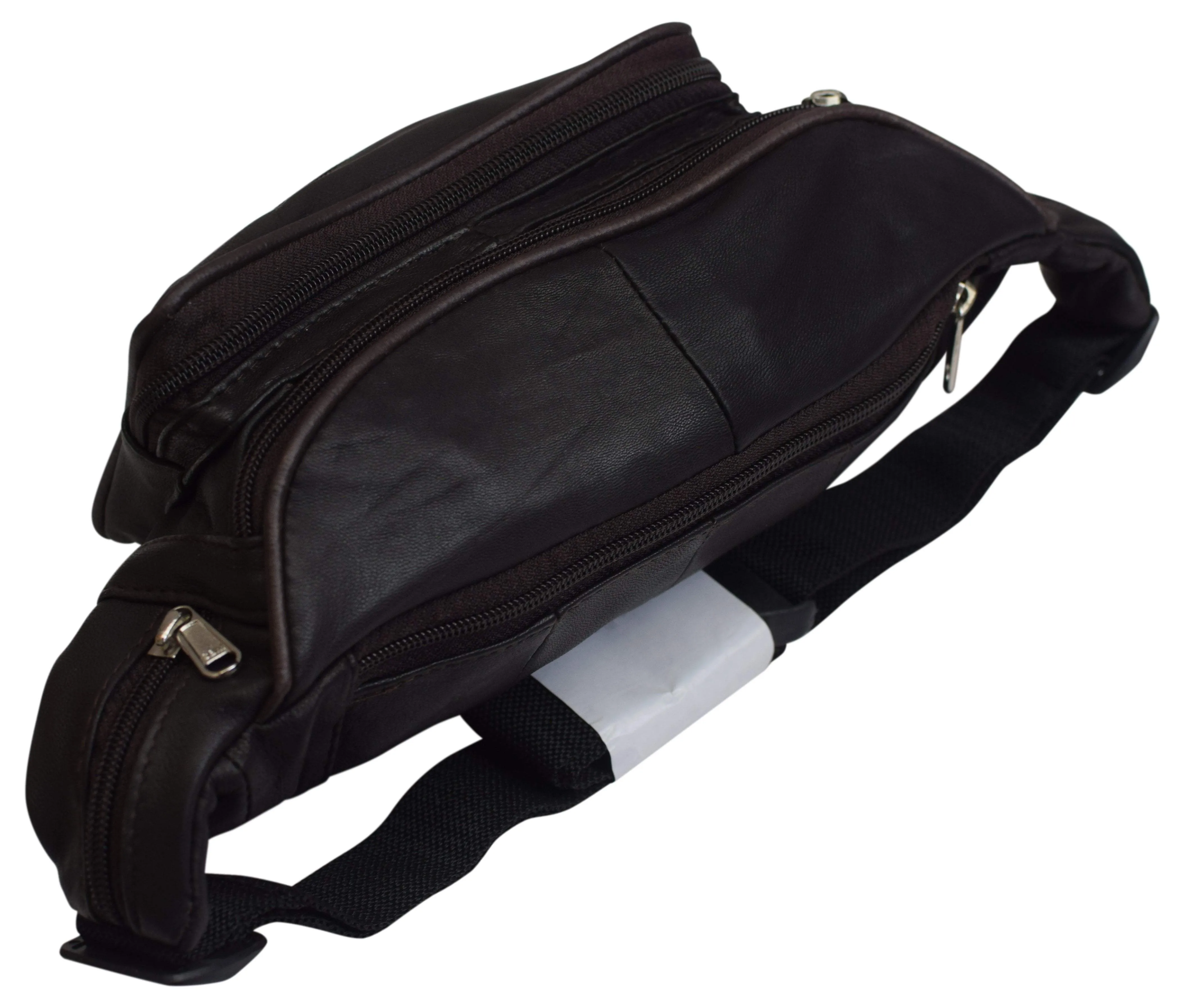 NEW Leather Fanny Pack Mens Waist Belt Bag Womens Purse Hip Pouch Travel