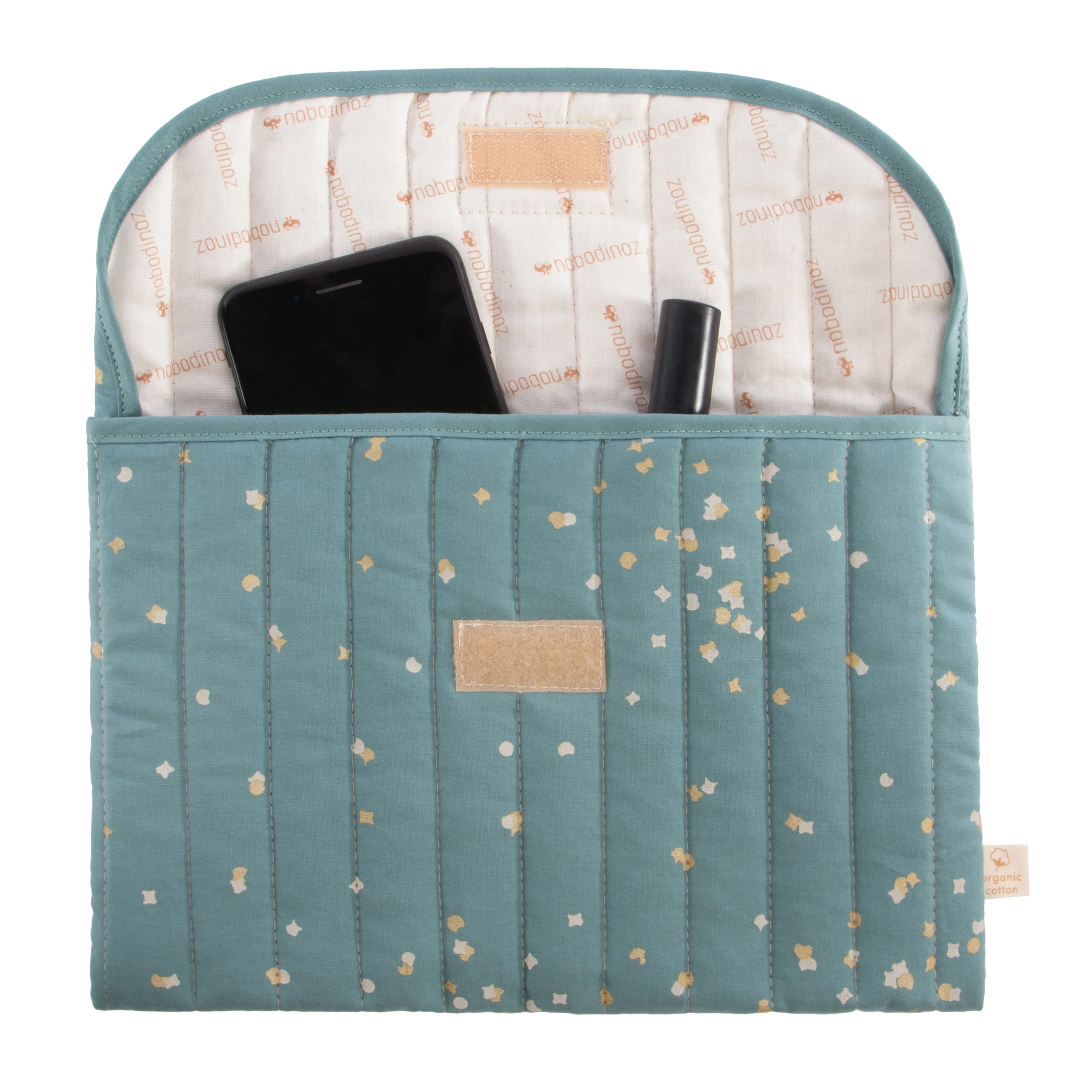 nobodinoz Bagatelle Pouch Gold Confetti / Magic Green