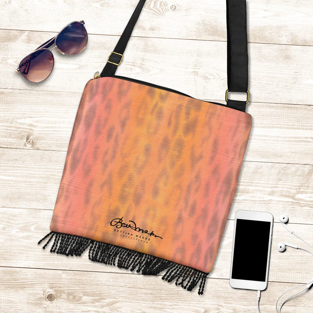 Ombre Leopard Boho Bag