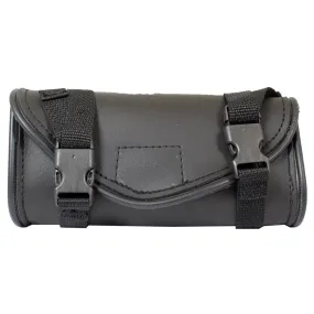 Open Road Mini Leather Motorbike Tool Bag