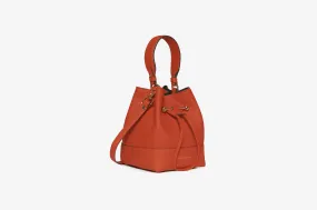 Orange Lana Osette top handle bag