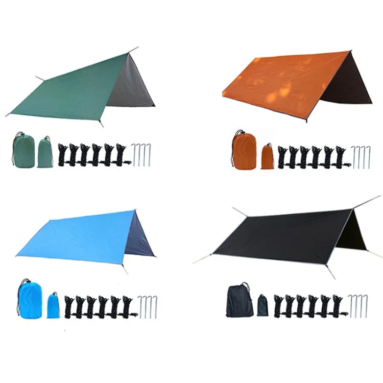 Outdoor Camping Supplies Multifunctional Camping Sunshade Waterproof And Moisture-Proof Mat Ultra-Light Sky,Size: 300 x 300cm (Sky Blue)