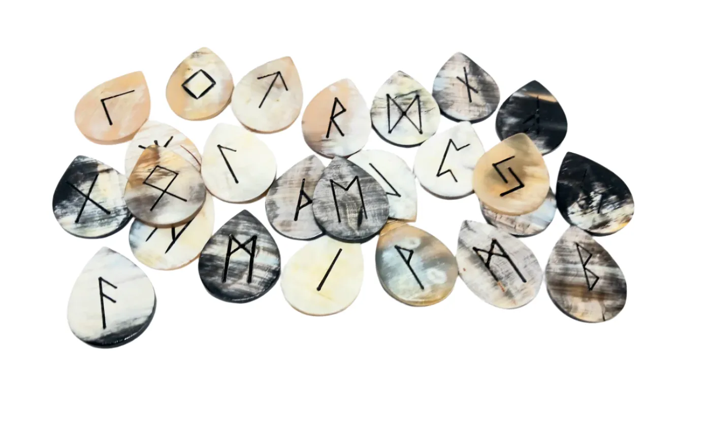 Ox Horn Norse Elder Futhark Runes