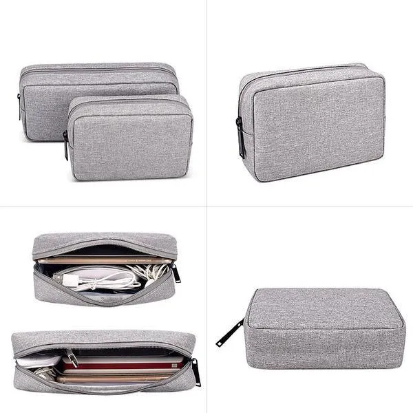 Oxford Fabric Accessories Storage Bag- Grey