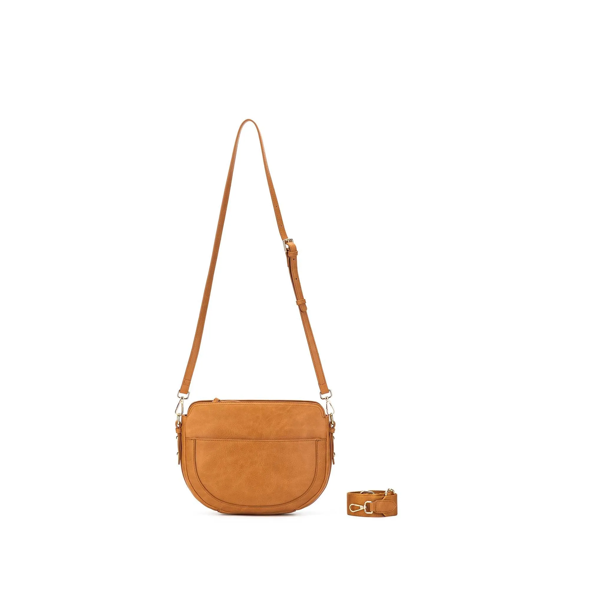 Paris Tan Crossbody Bag