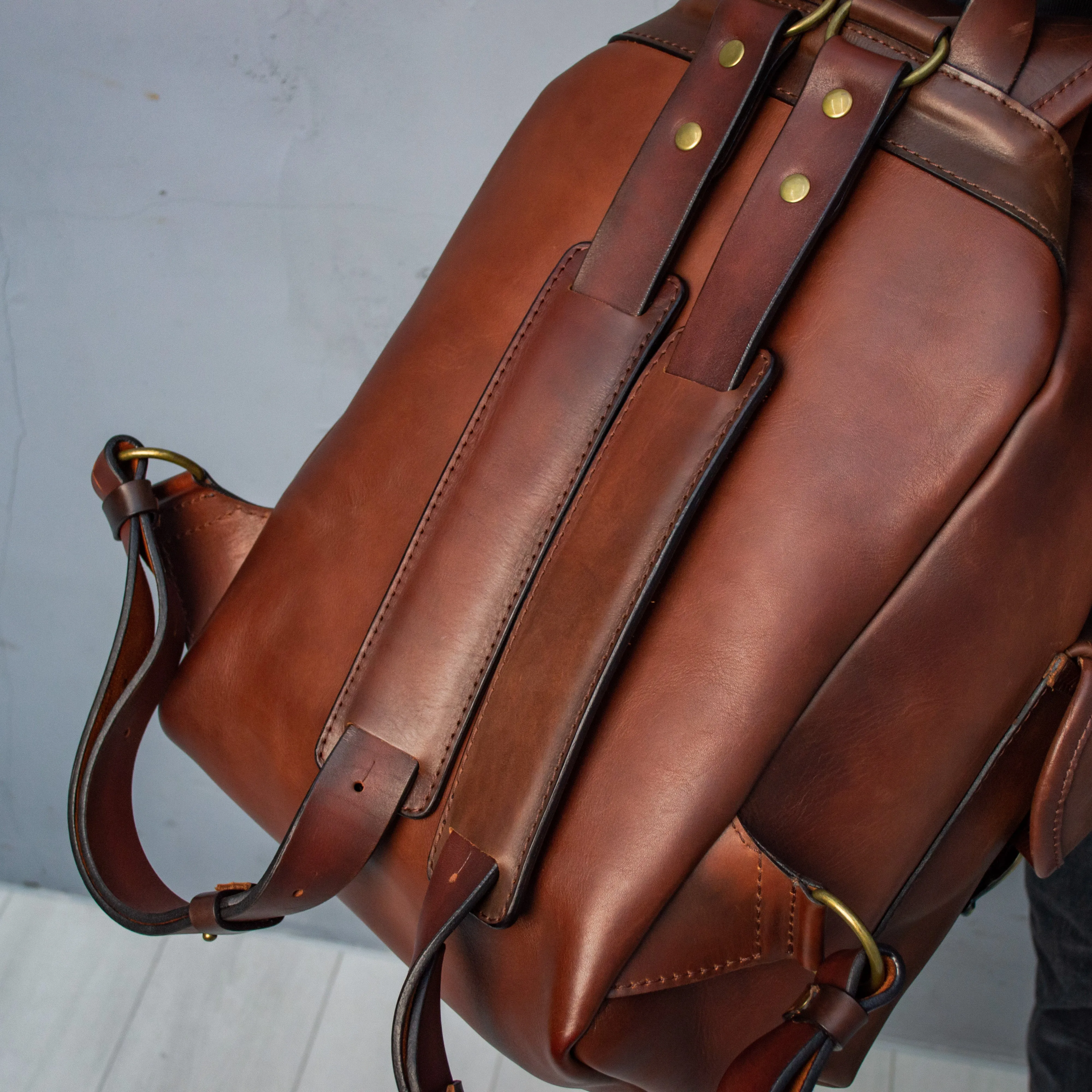 Personalized Backpack Handmade Full Grain Leather Backpack Travel Backpack