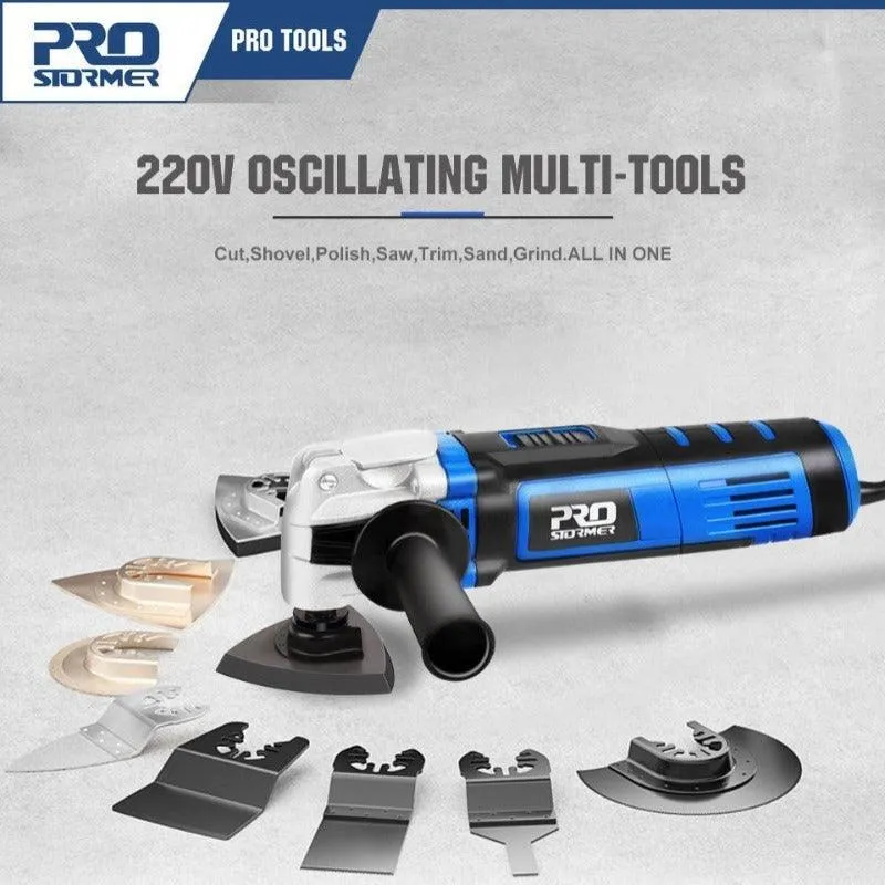 PROSTORMER- Multifunction Tool Oscillating Multi-Tools Kit| AU/EU/UK Plug Optional