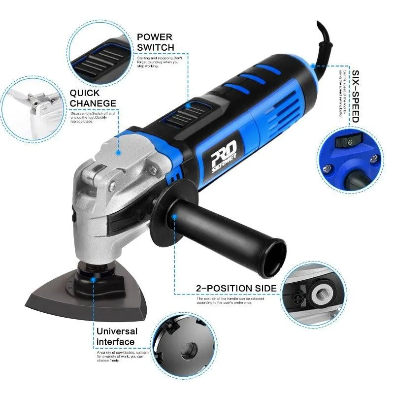 PROSTORMER- Multifunction Tool Oscillating Multi-Tools Kit| AU/EU/UK Plug Optional