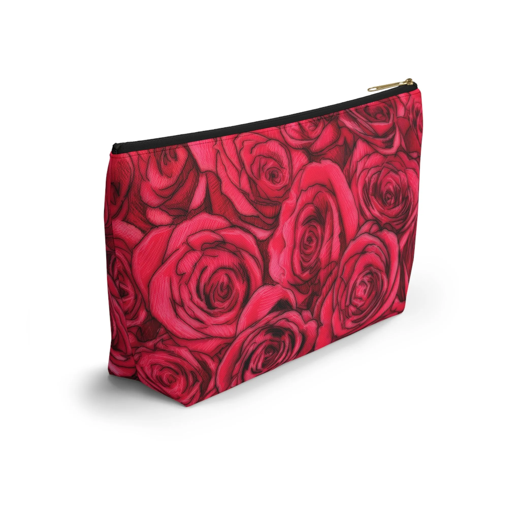 Rose Accessory Pouch w T-bottom