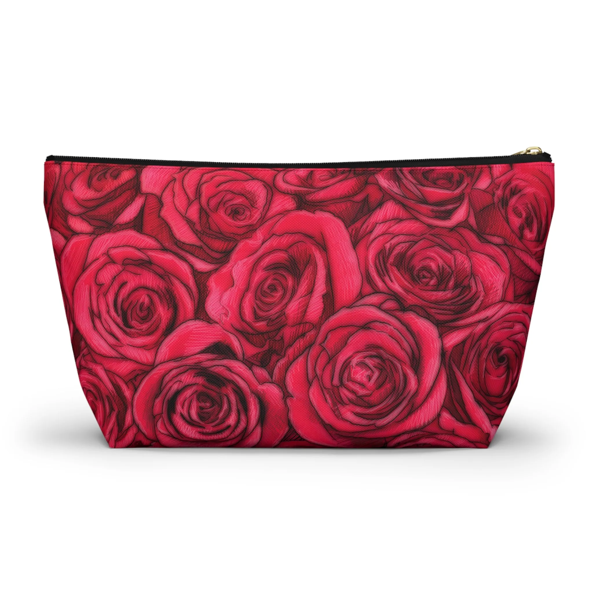 Rose Accessory Pouch w T-bottom