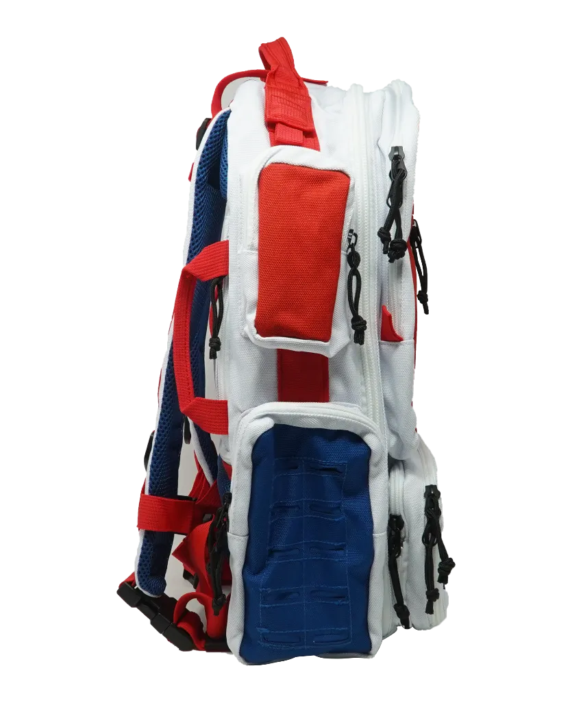 Ruck - 26 Liter Deluxe Backpack (Red White & Blue)