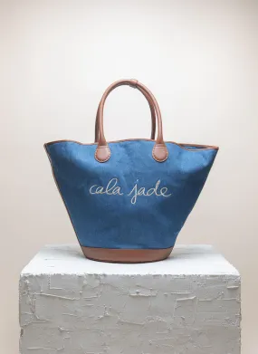 SANDHI L Blue Jeans Tote bag