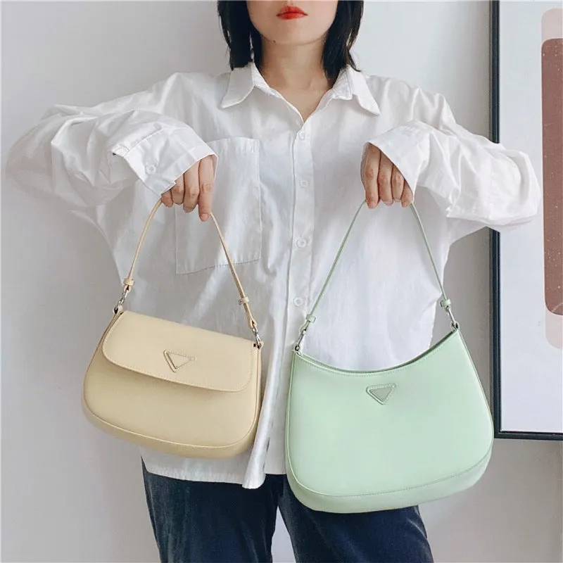 Small leather Underarm Shoulder bag