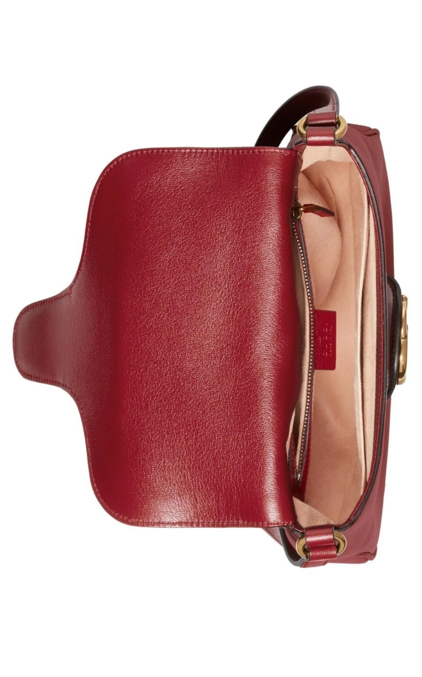 Small Messenger with Double GG Bag in Red