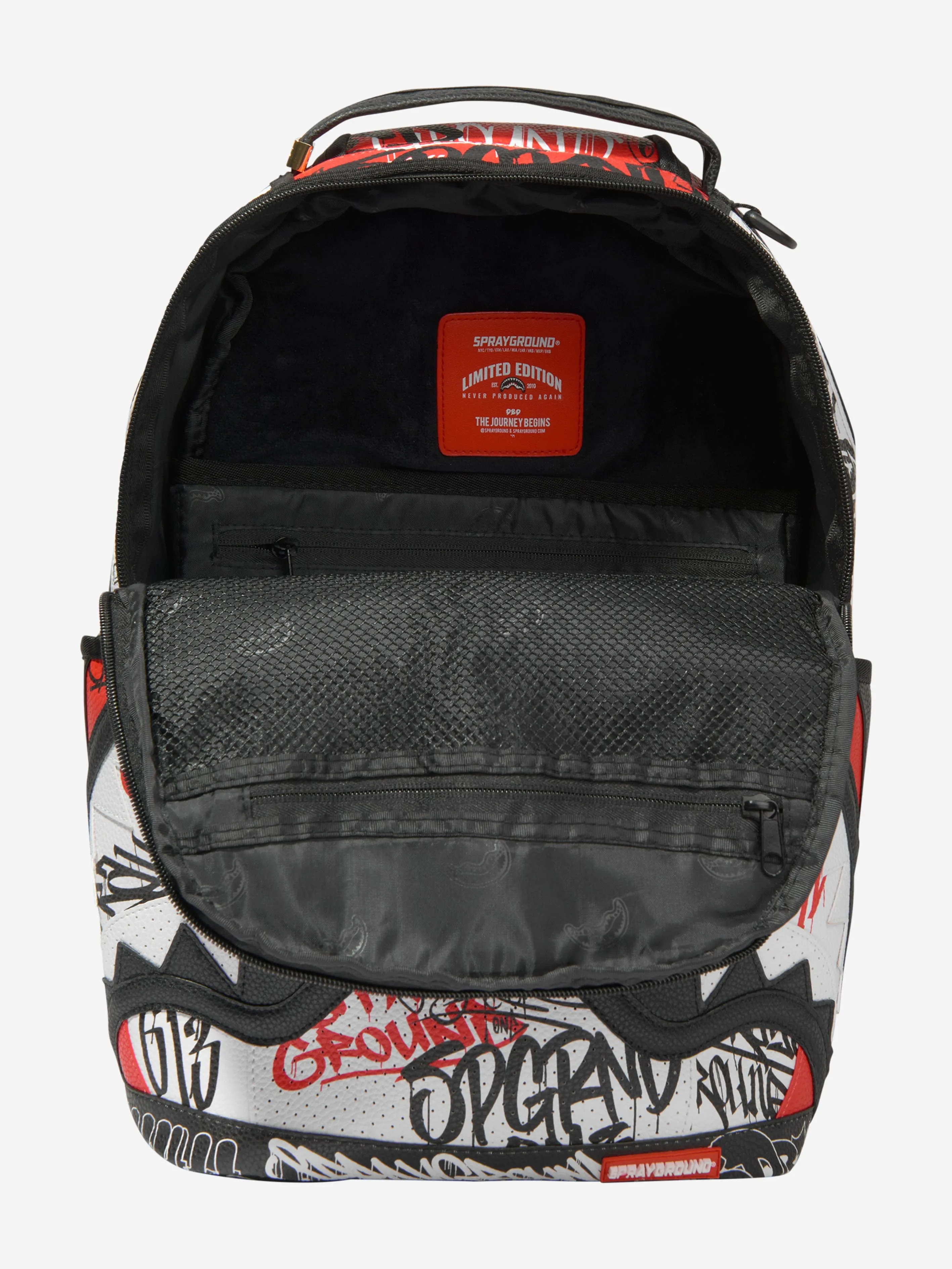 Sprayground Kids Vandal Backpack in Black