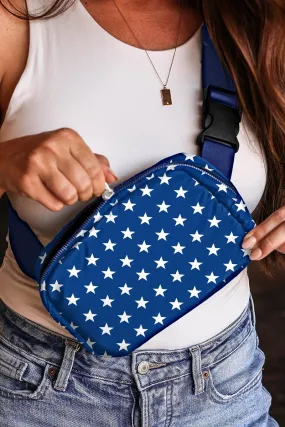 Star Spangled Blue Belt Bag