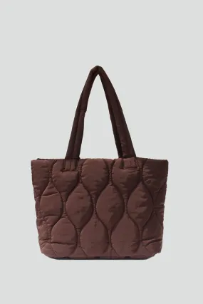 STREET LEVEL QUILTED HOURGLASS TOTE