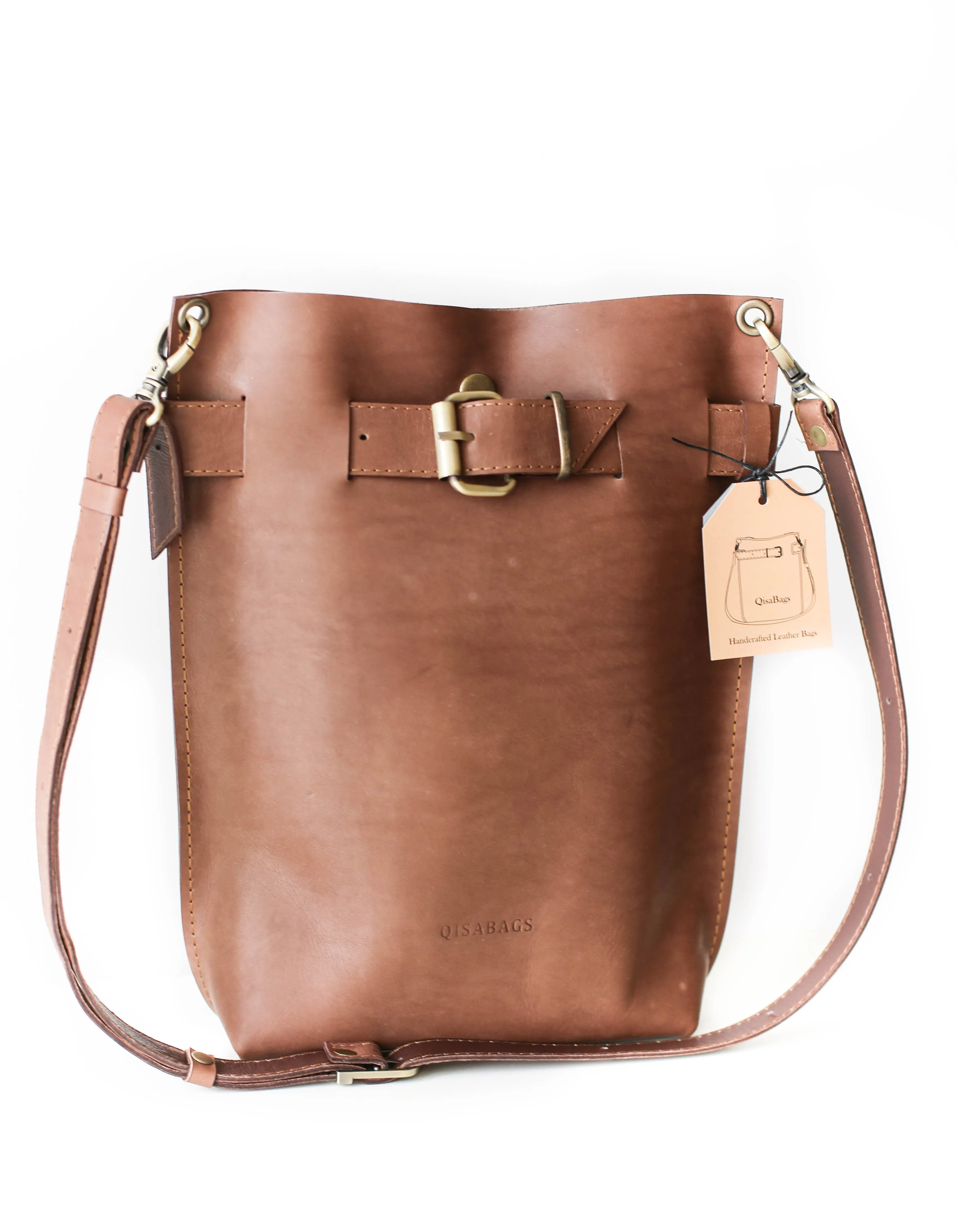 Taupe Leather Bag