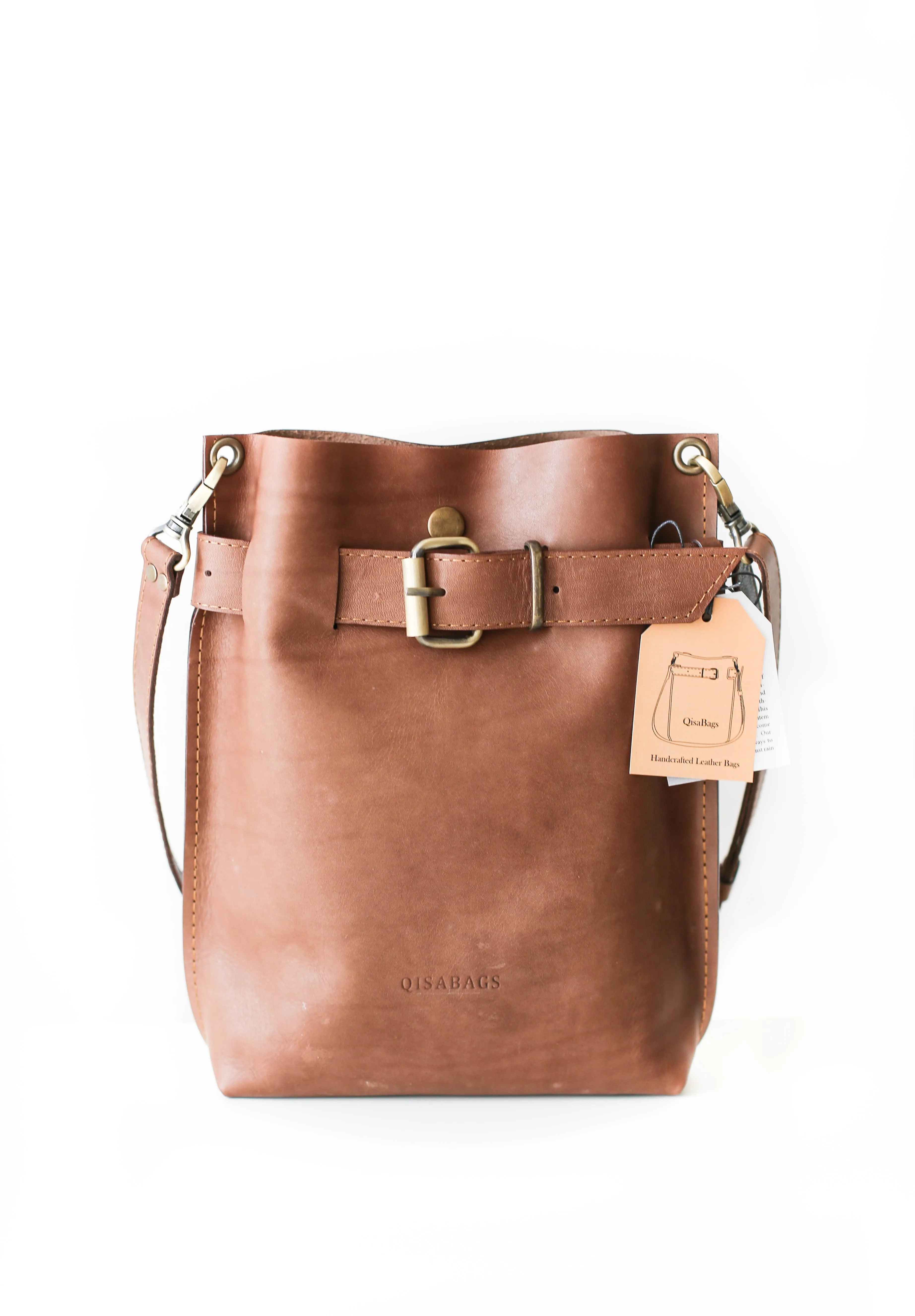 Taupe Leather Bag