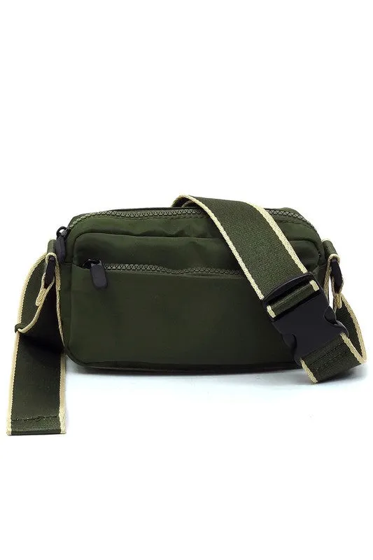 TEEK - Nylon Fanny Pack Crossbody Bag