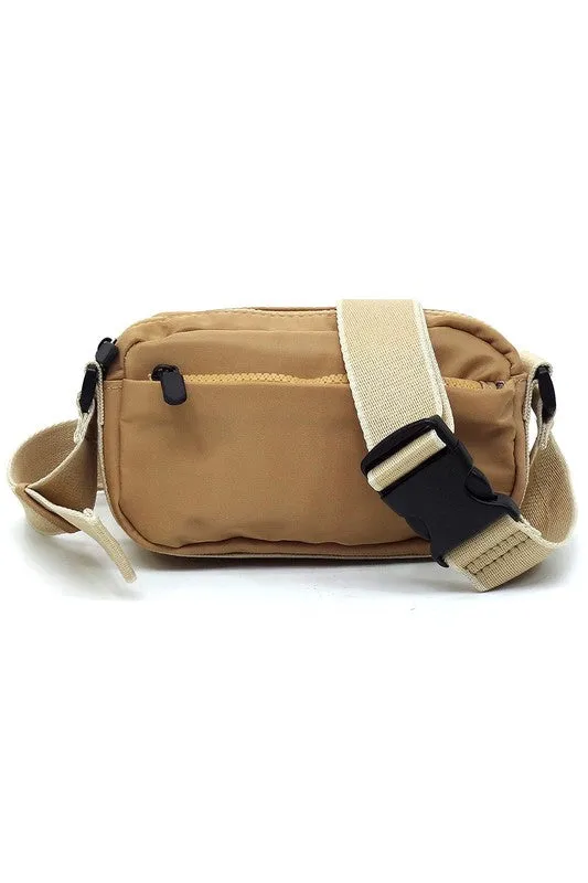 TEEK - Nylon Fanny Pack Crossbody Bag