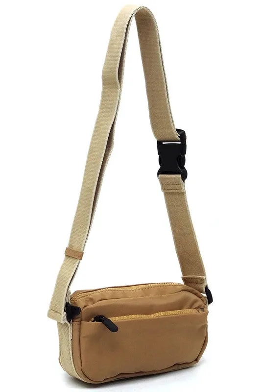 TEEK - Nylon Fanny Pack Crossbody Bag