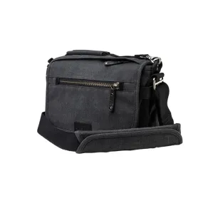 Tenba Cooper 8 Camera Bag - Grey Canvas / Black Leather