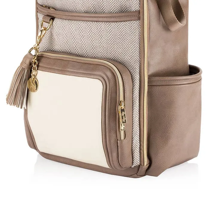 The Boss Plus Backpack Diaper Bag - Vanilla Latte