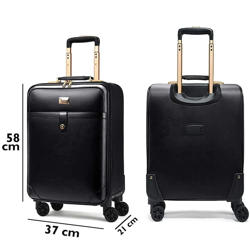 THE CLOWNFISH Combo of 2 Stark Series Luggage Polycarbonate Hard Case Suitcases Eight Wheel Trolley Bags with Double TSA Locks- Sky Blue (Medium 67 cm-26 inch, Small 57 cm-22 inch)