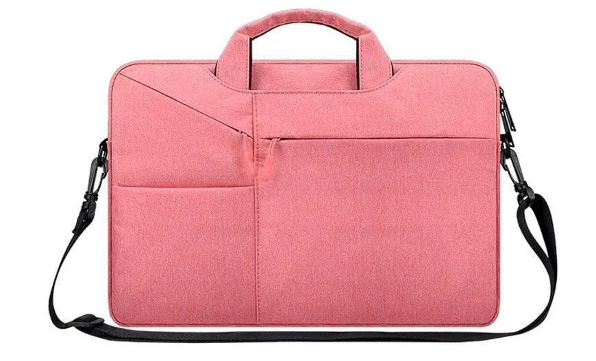 The Latest Casual Business Inner Padded Laptop Bag-Pink