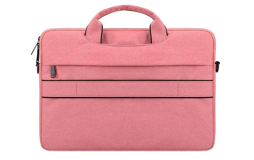 The Latest Casual Business Inner Padded Laptop Bag-Pink