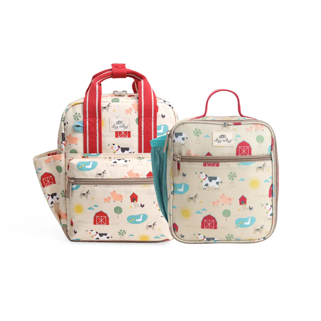 Toddler Backpack Lunch Box Bundle