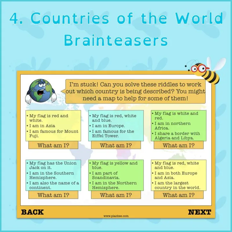 Top 5 Geography FreeBees for Place Knowledge