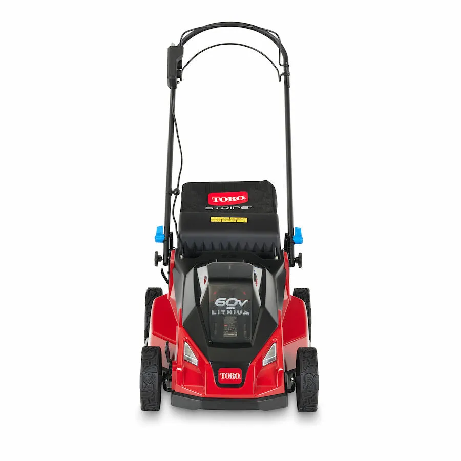 Toro 60V MAX* 21 in. (53 cm) Stripe® Dual-Blades Self-Propelled Mower (21623)