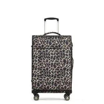 Tosca So Lite 3.0 Medium 66cm Softside Leopard Print Trolley AIR4044M