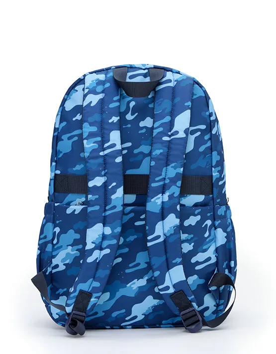 Tosca - TCA948 Camo Kids backpack - Navy