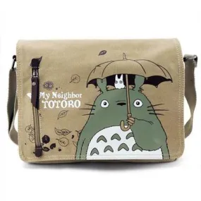 Totoro Messenger Bag - Canvas Shoulder Bag