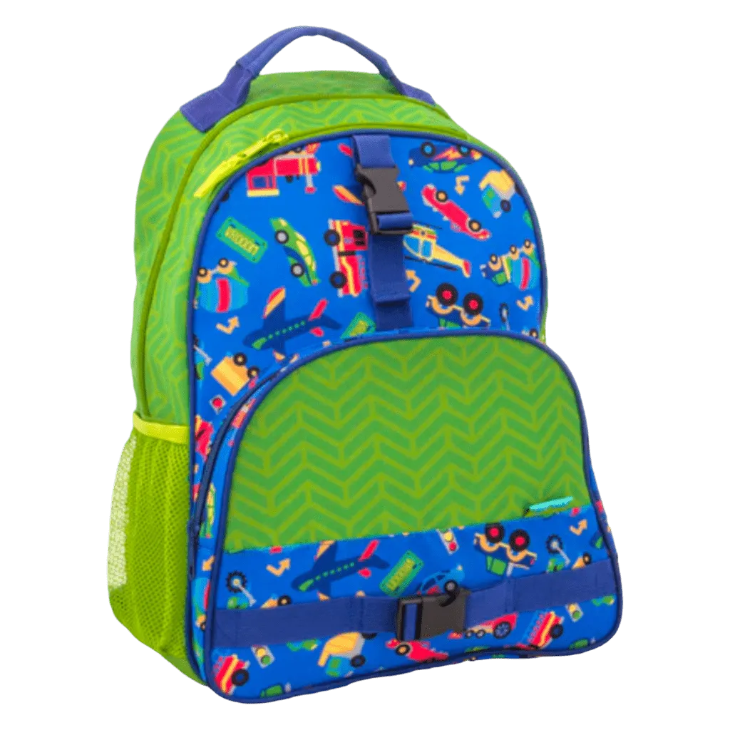 Transport Print Personalised Backpack