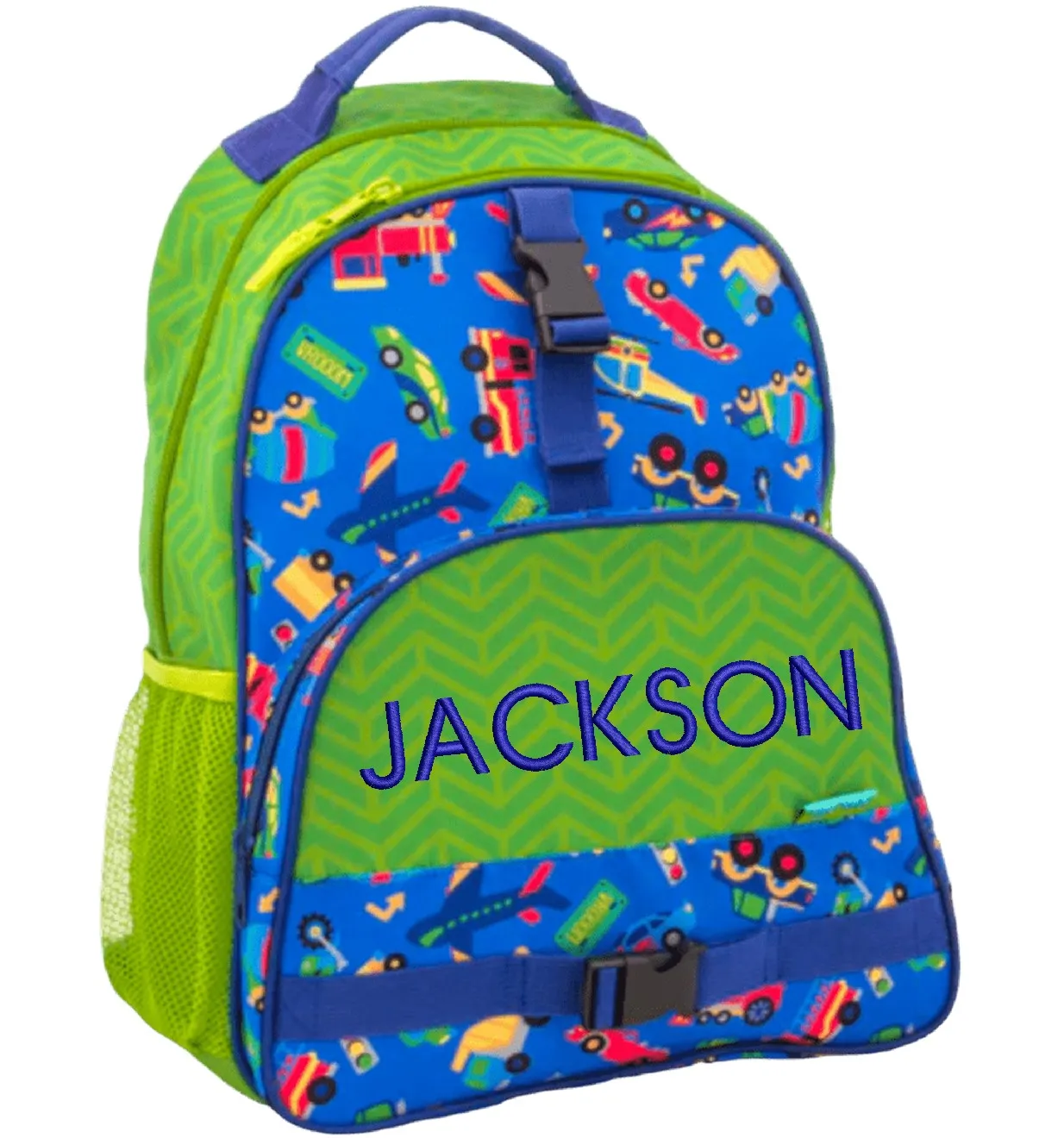 Transport Print Personalised Backpack